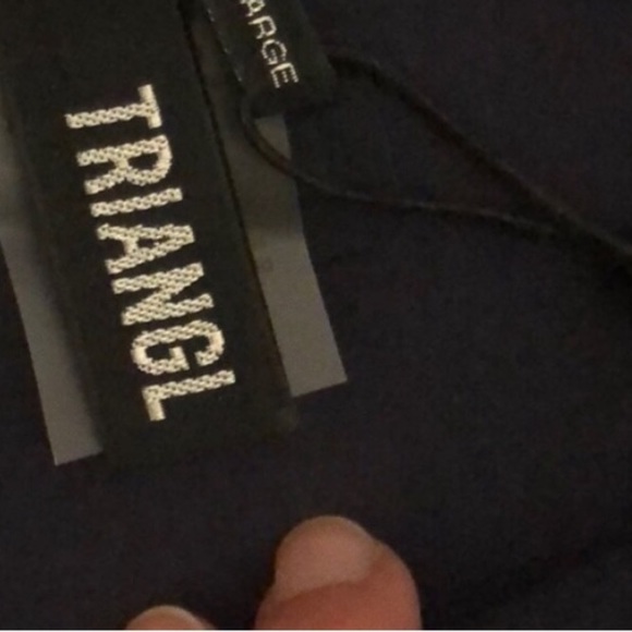 NWT Triangl Navy Twinnie Neoprene Bikini SIZE S+/L - Picture 2 of 2